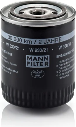 Olejový filter MANN FILTER W 930/21