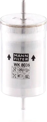 Palivový filter MANN FILTER WK 8036