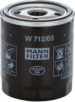 Olejový filter MANN FILTER W 712/65