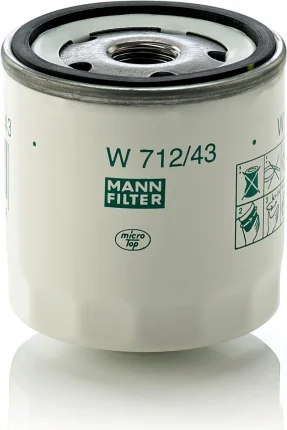 Olejový filter MANN FILTER W 712/43