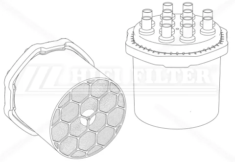 Vzduchový filter HIFI FILTER SA 160139