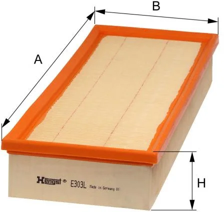 Vzduchový filter HENGST FILTER E303L