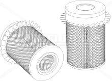 Vzduchový filter HIFI FILTER SA 14752 K
