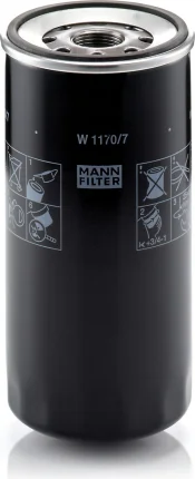 Olejový filter MANN FILTER W 1170/7