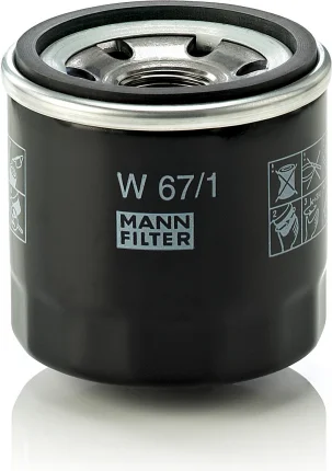 Olejový filter MANN FILTER W 67/1