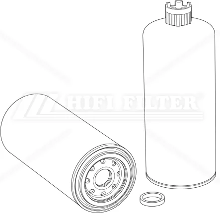 Palivový filter HIFI FILTER SN 40593