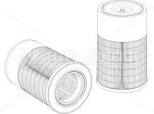 Vzduchový filter HIFI FILTER SA 160070