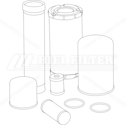 Servisná sada HIFI FILTER KM 45000245A75