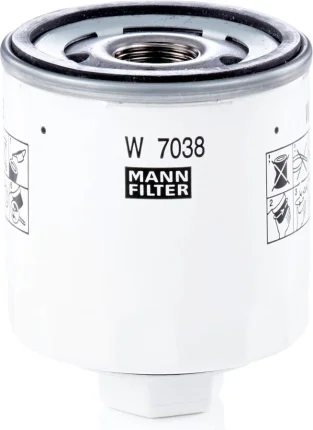 Olejový filter MANN FILTER W 7038