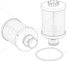 Palivový filter HIFI FILTER SN 40253
