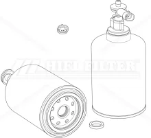Palivový filter HIFI FILTER SN 40539 V