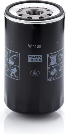 Olejový filter MANN FILTER W 1160