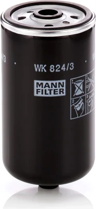 Palivový filter MANN FILTER WK 824/3