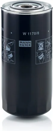 Olejový filter MANN FILTER W 1170/8