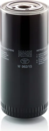 Hydraulický filter MANN FILTER W 962/15