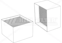 Panelový filter HIFI FILTER NA 5792 H14CAG