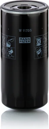 Olejový filter MANN FILTER W 1170/5
