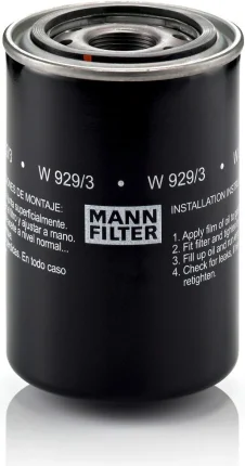 Olejový filter MANN FILTER W 929/3