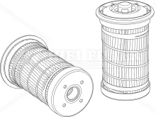Palivový filter HIFI FILTER SN 40859