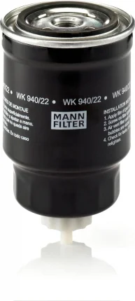 Palivový filter MANN FILTER WK 940/22