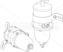 Palivový filter HIFI FILTER MO 14530
