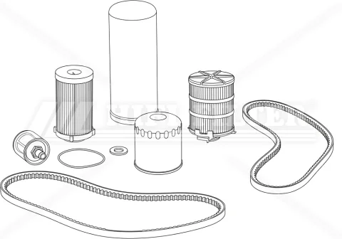 Servisná sada HIFI FILTER KM 25000016A75