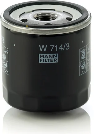 Olejový filter MANN FILTER W 714/3