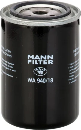 Filter chladiacej kvapaliny MANN FILTER WA 940/18