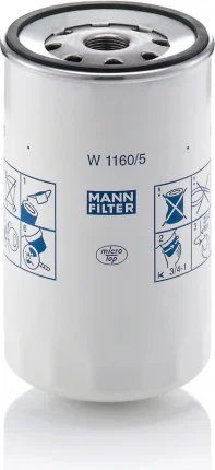 Olejový filter MANN FILTER W 1160/5